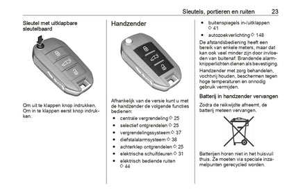 2022 Opel Vivaro Owner's Manual | Dutch