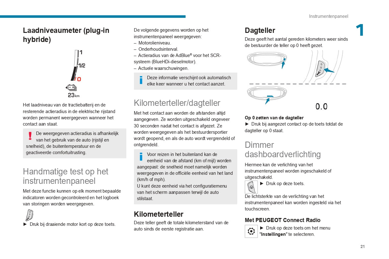 2022-2023 Peugeot 3008/5008/3008 Hybrid/3008 HYbrid4 Owner's Manual | Dutch