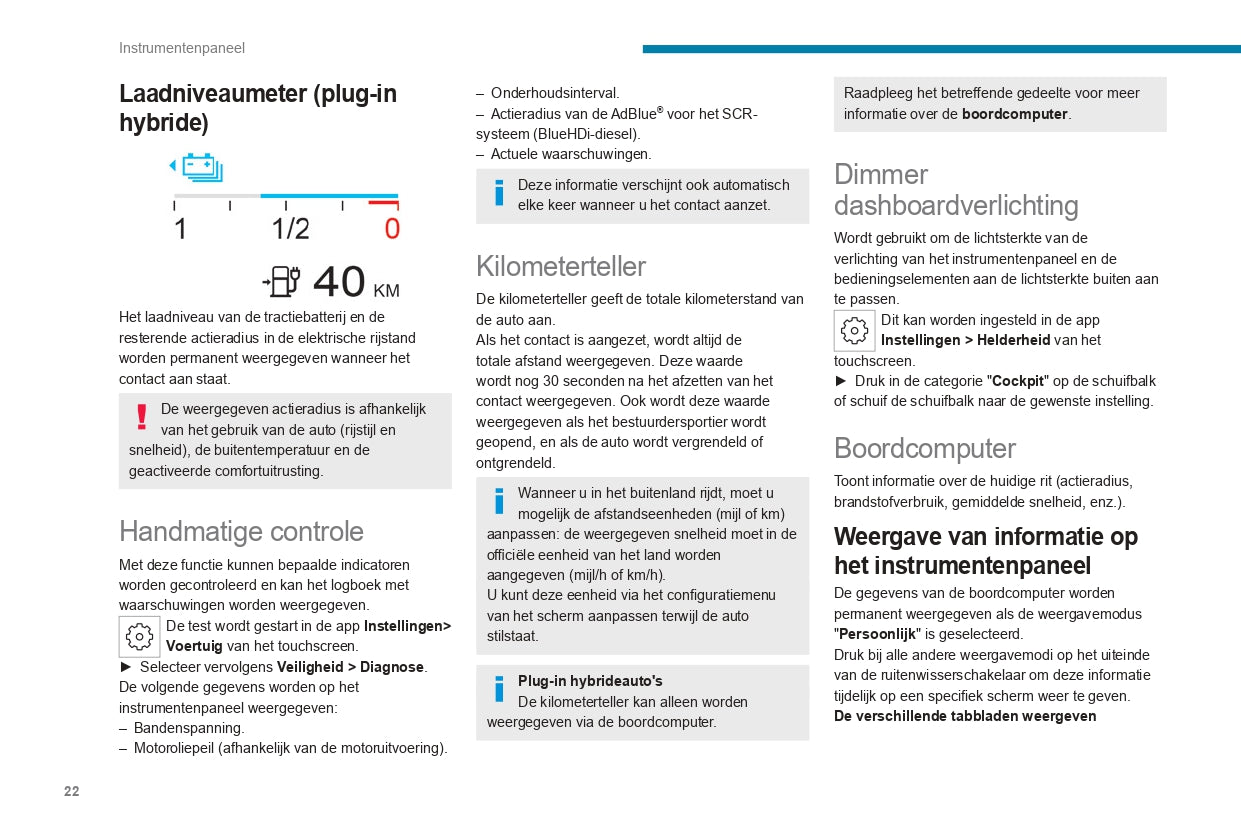 2023-2024 Peugeot 508/508SW Owner's Manual | Dutch