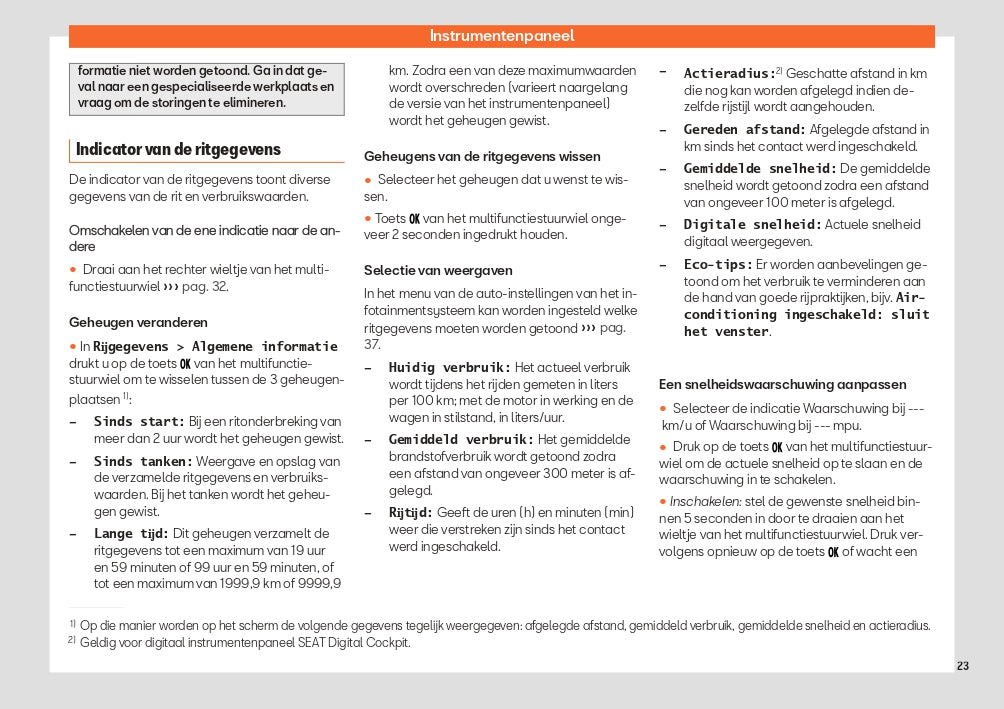 2023 Seat Arona Owner's Manual | Dutch