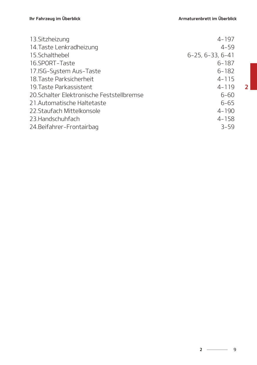 2021-2022 Kia Ceed Owner's Manual | German