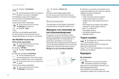 2022-2023 Peugeot 3008/5008/3008 Hybrid/3008 HYbrid4 Owner's Manual | Dutch