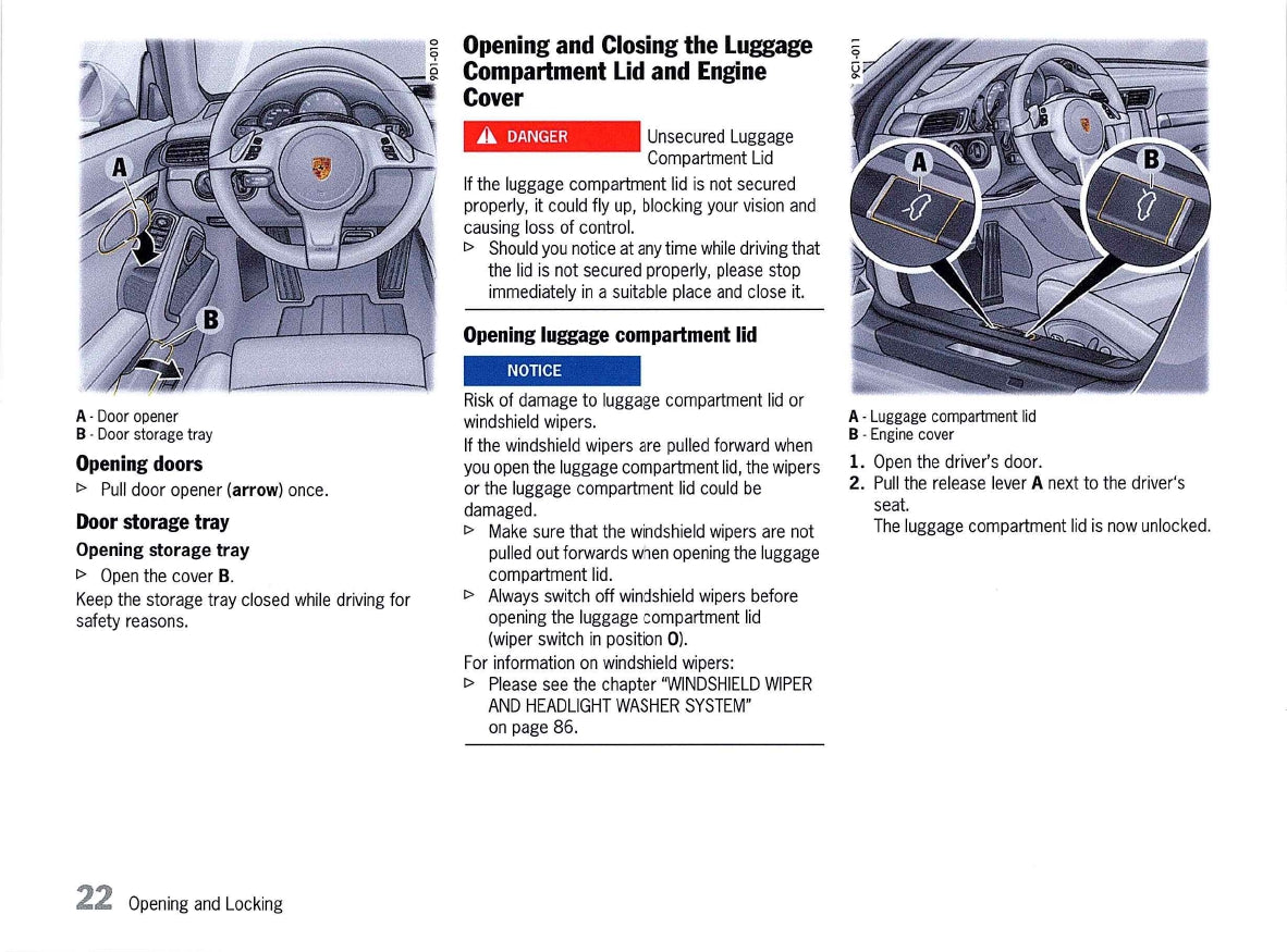 2013 Porsche 911 Carrera Owner's Manual | English