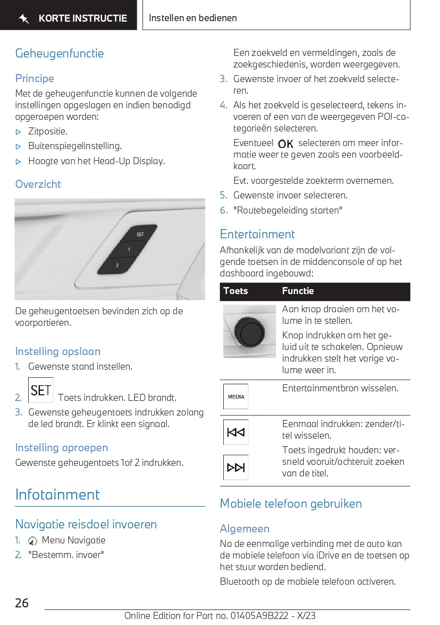 2023-2024 BMW M3 Touring Owner's Manual | Dutch