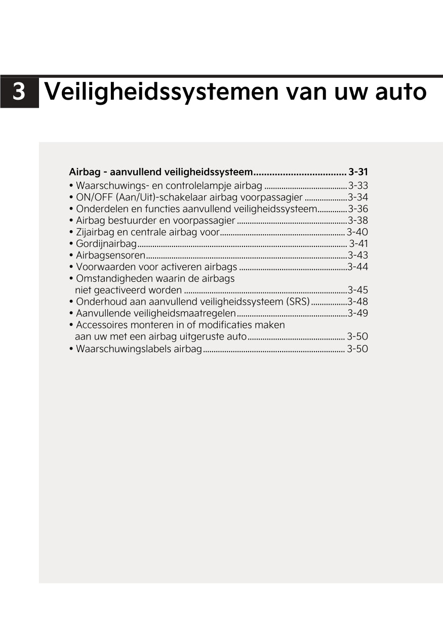 2022-2023 Kia Sportage Owner's Manual | Dutch