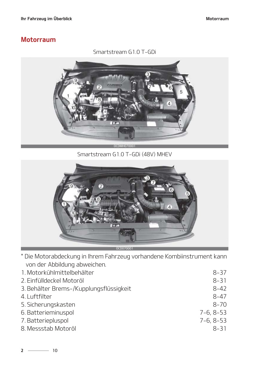 2021-2022 Kia Ceed Owner's Manual | German