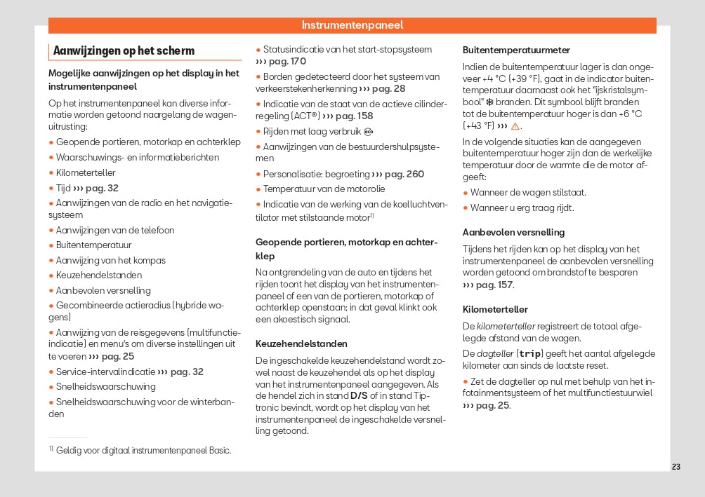 2024 Seat Tarraco Owner's Manual | Dutch