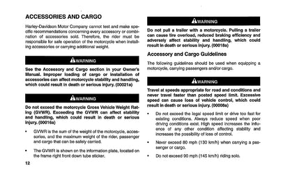 2004 Harley-Davidson Touring Owner's Manual | English