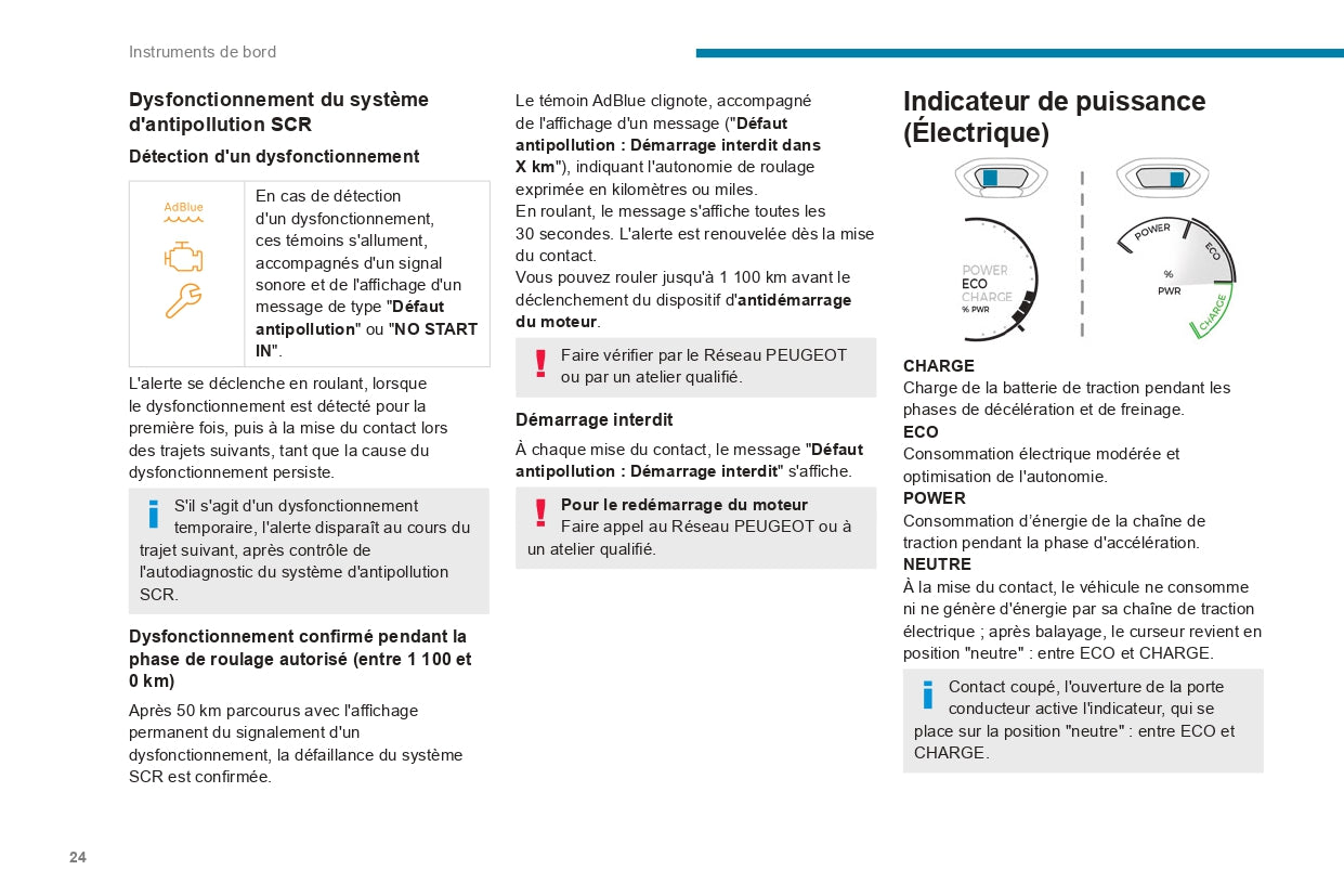 2024 Peugeot Expert/Traveller Owner's Manual | French