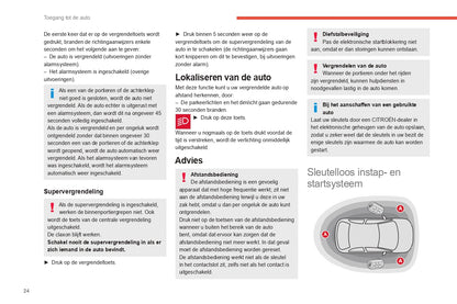 2022-2024 Citroën C3 Owner's Manual | Dutch