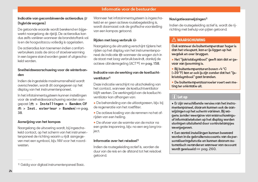 2023-2024 Seat Tarraco Owner's Manual | Dutch