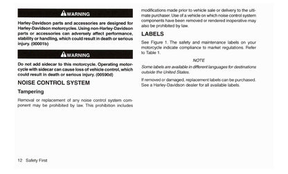 2016 Harley-Davidson FXSE Owner's Manual | English