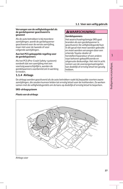 2023-2024 Toyota RAV4 Plug-in Hybrid Owner's Manual | Dutch