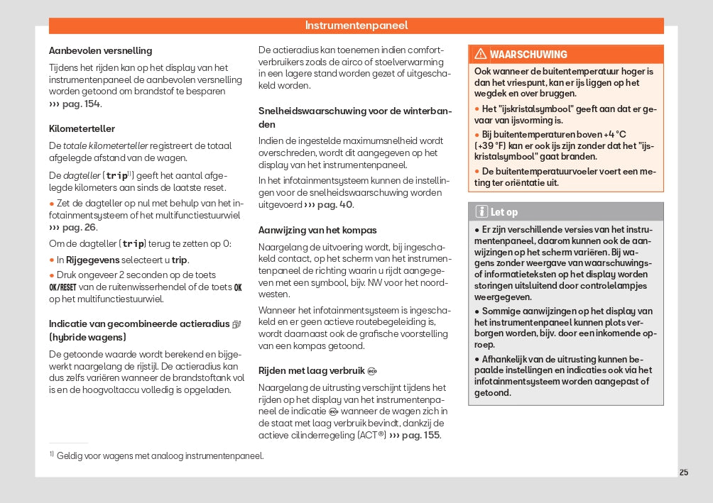 2023-2024 Seat Leon/Leon Sportstourer Owner's Manual | Dutch