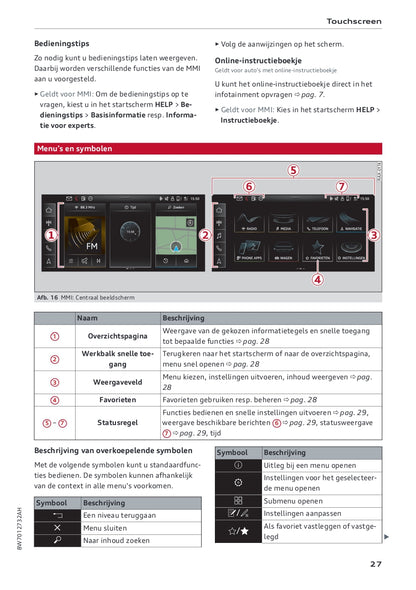 2022-2023 Audi A5 Owner's Manual | Dutch