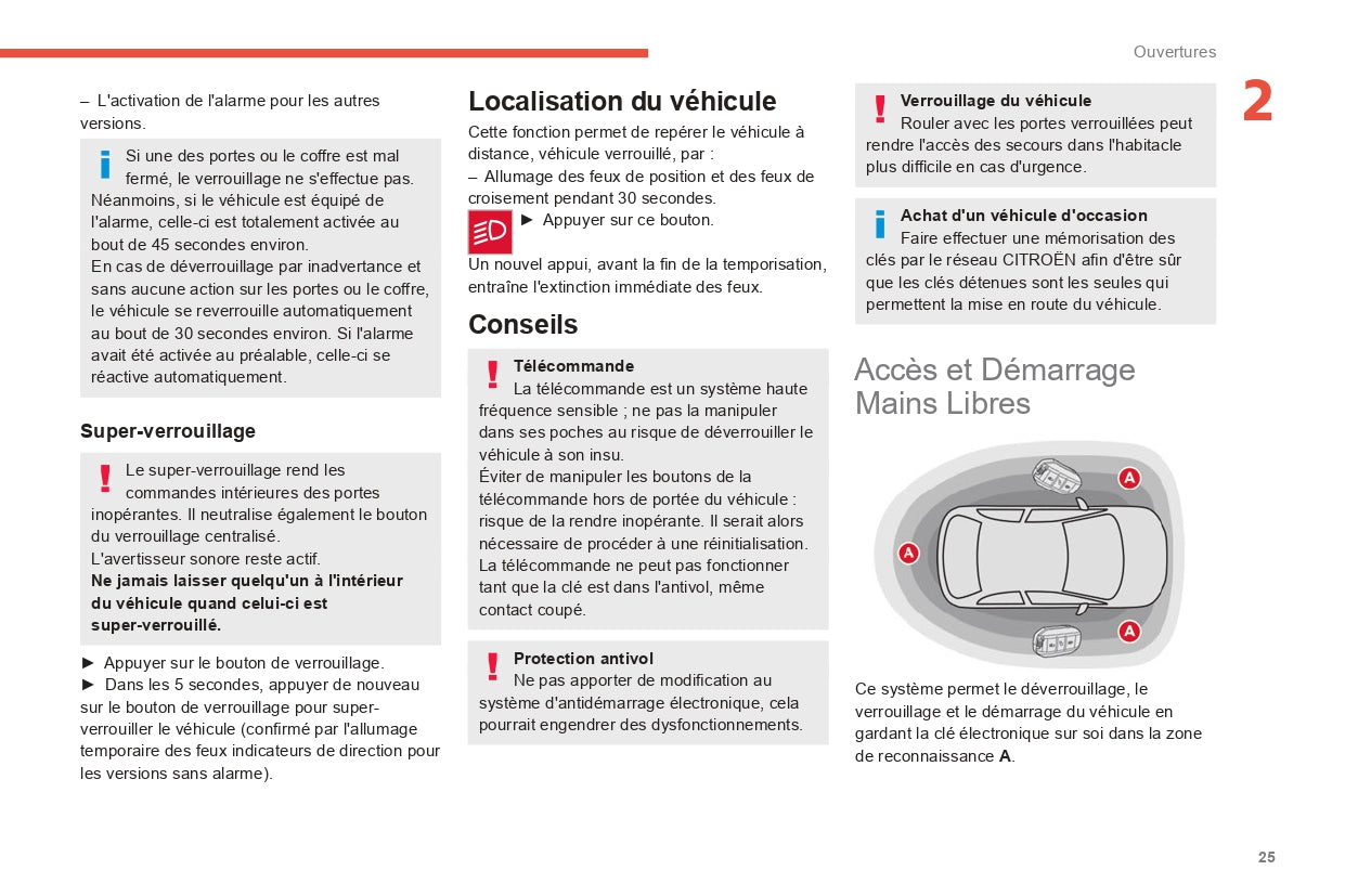 2022-2024 Citroën C3 Manuel du propriétaire | Français