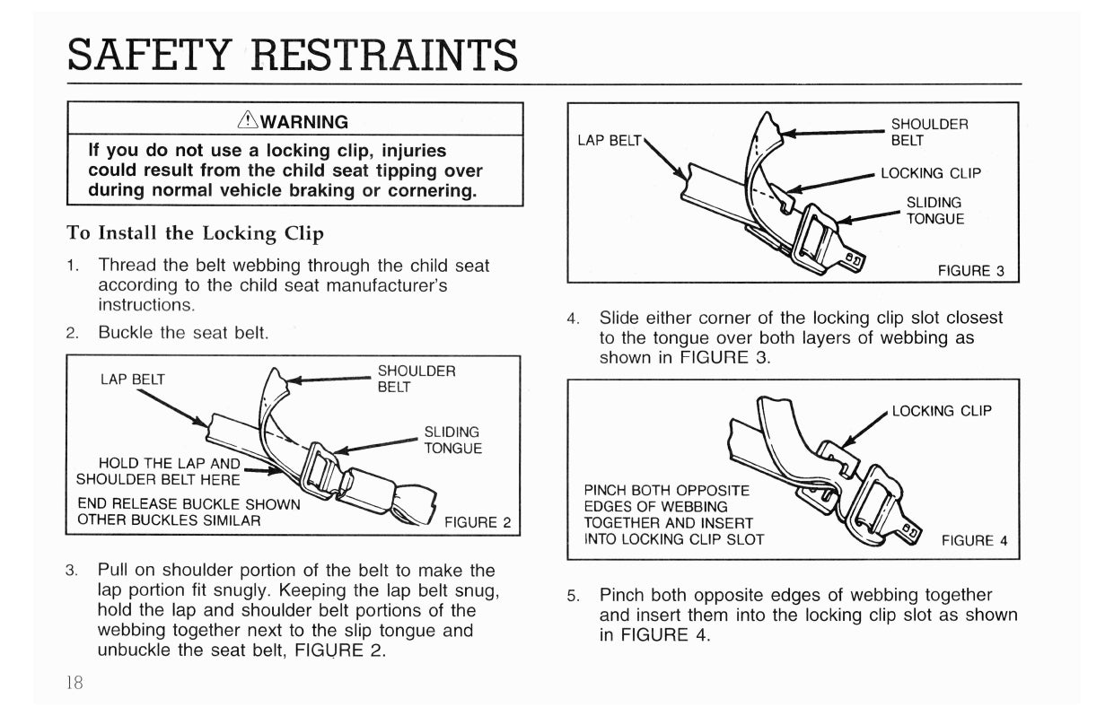 1996 Ford L-Series Owner's Manual | English