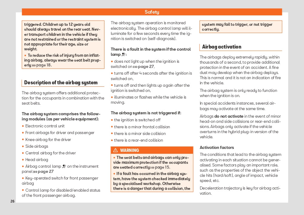 2022 Seat Leon Owner's Manual | English