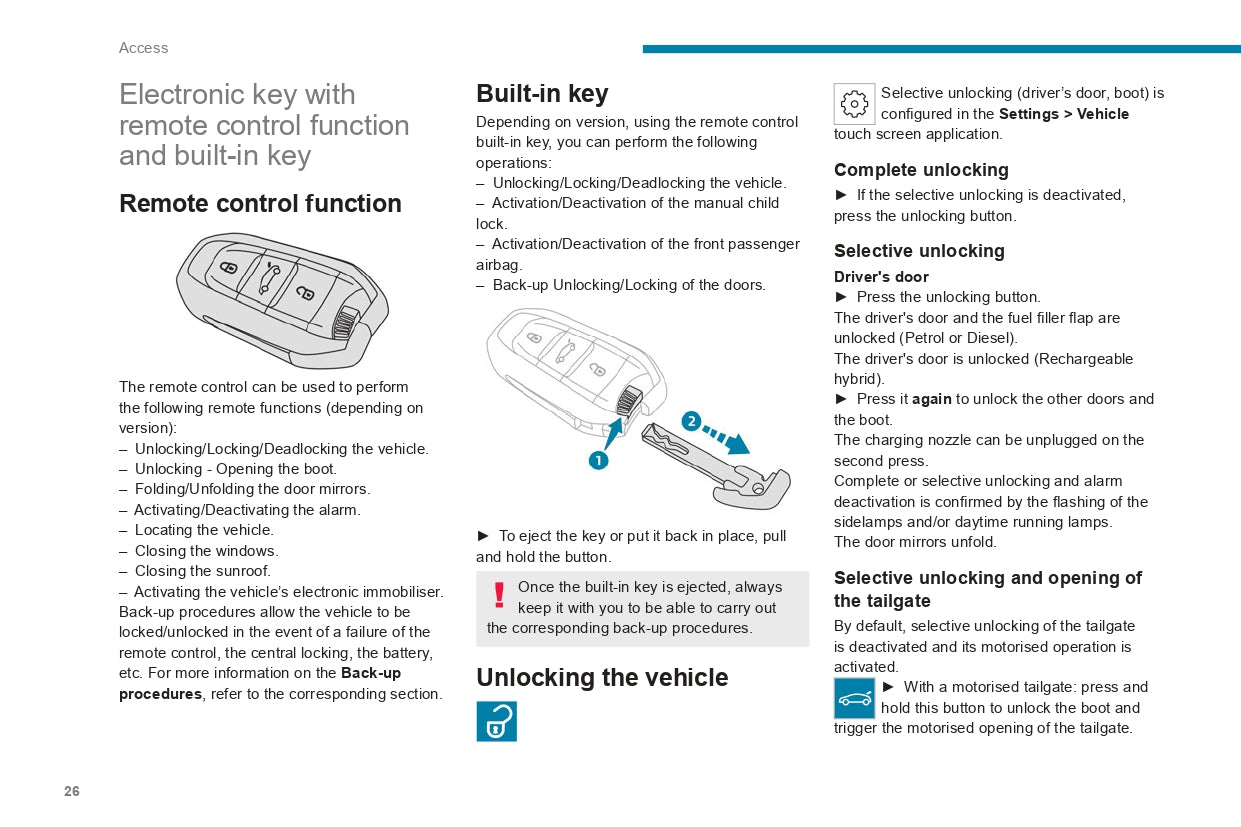 2023-2024 Peugeot 508/508SW Owner's Manual | English