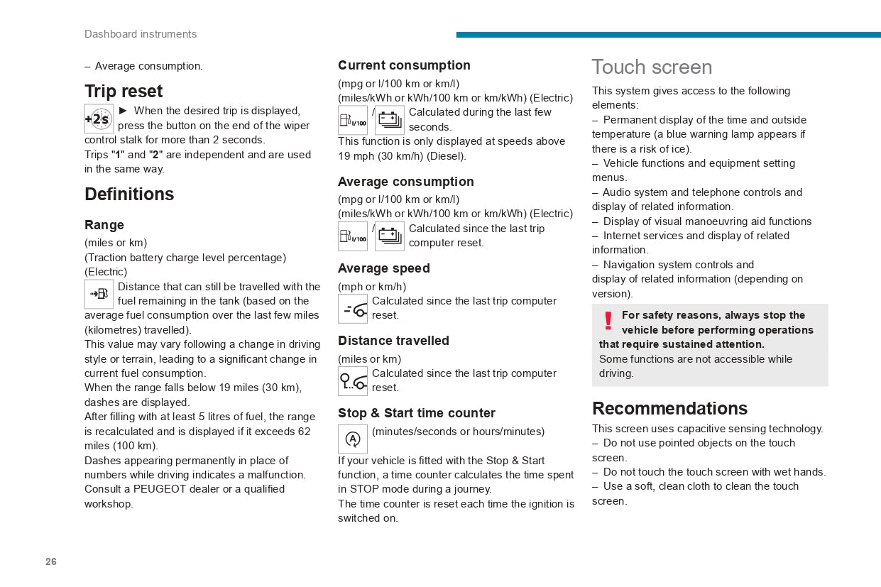 2024 Peugeot Expert/Traveller/e-Expert/e-Traveller Owner's Manual | English