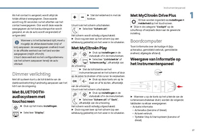 2024 Citroën C4/C4 X/ë-C4/ë-C4 X Owner's Manual | Dutch