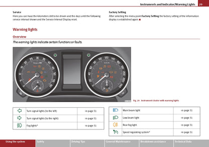 2013-2014 Skoda Yeti Owner's Manual | English