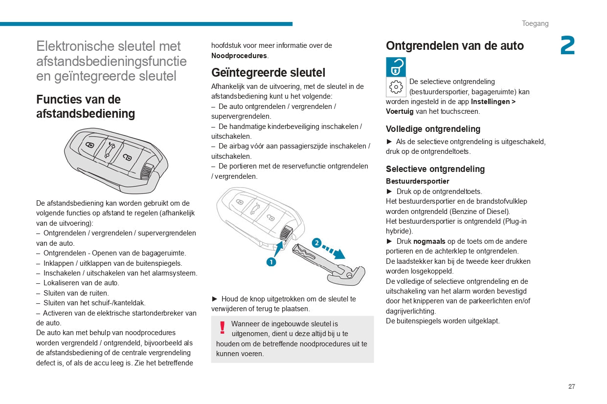 2023-2024 Peugeot 508/508SW Owner's Manual | Dutch