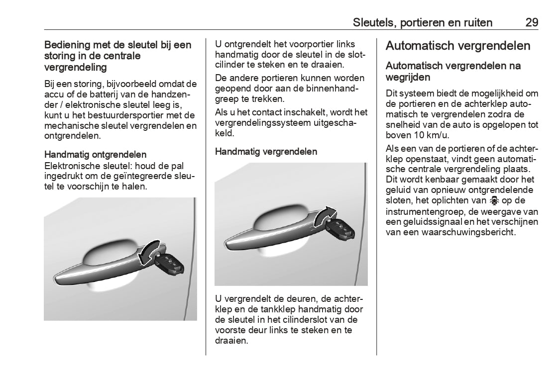 2022 Opel Vivaro Owner's Manual | Dutch