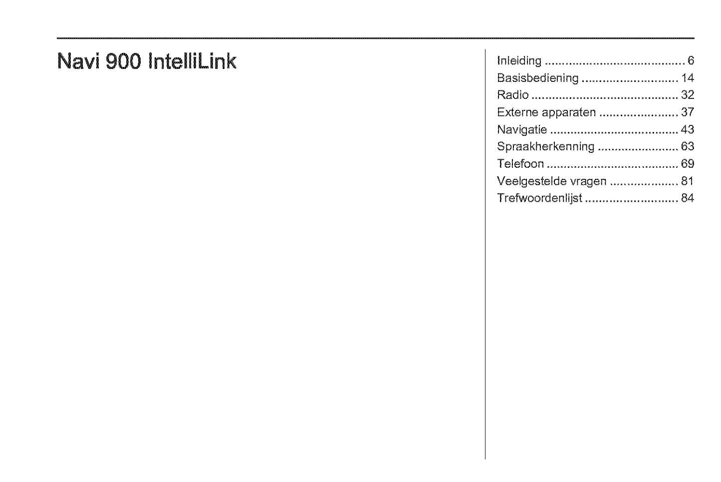 2017-2020 Opel Insignia Infotainment Manual | Dutch