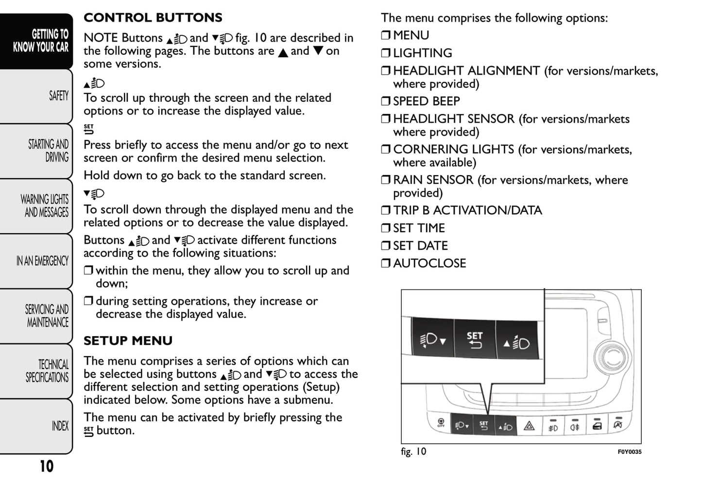 2013-2014 Fiat 500L Owner's Manual | English