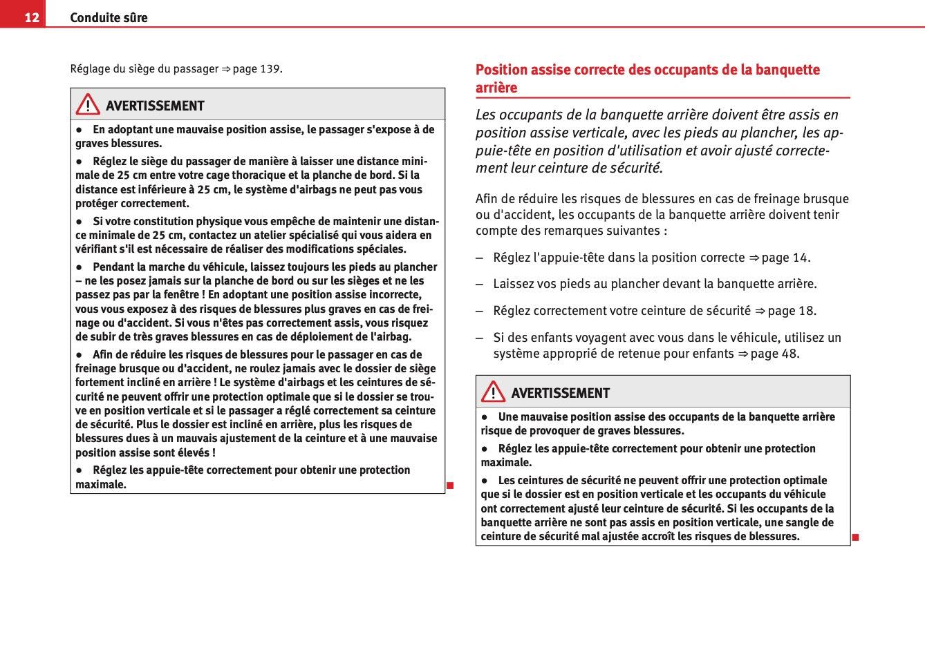 2009-2012 Seat Exeo Manuel du propriétaire | Français