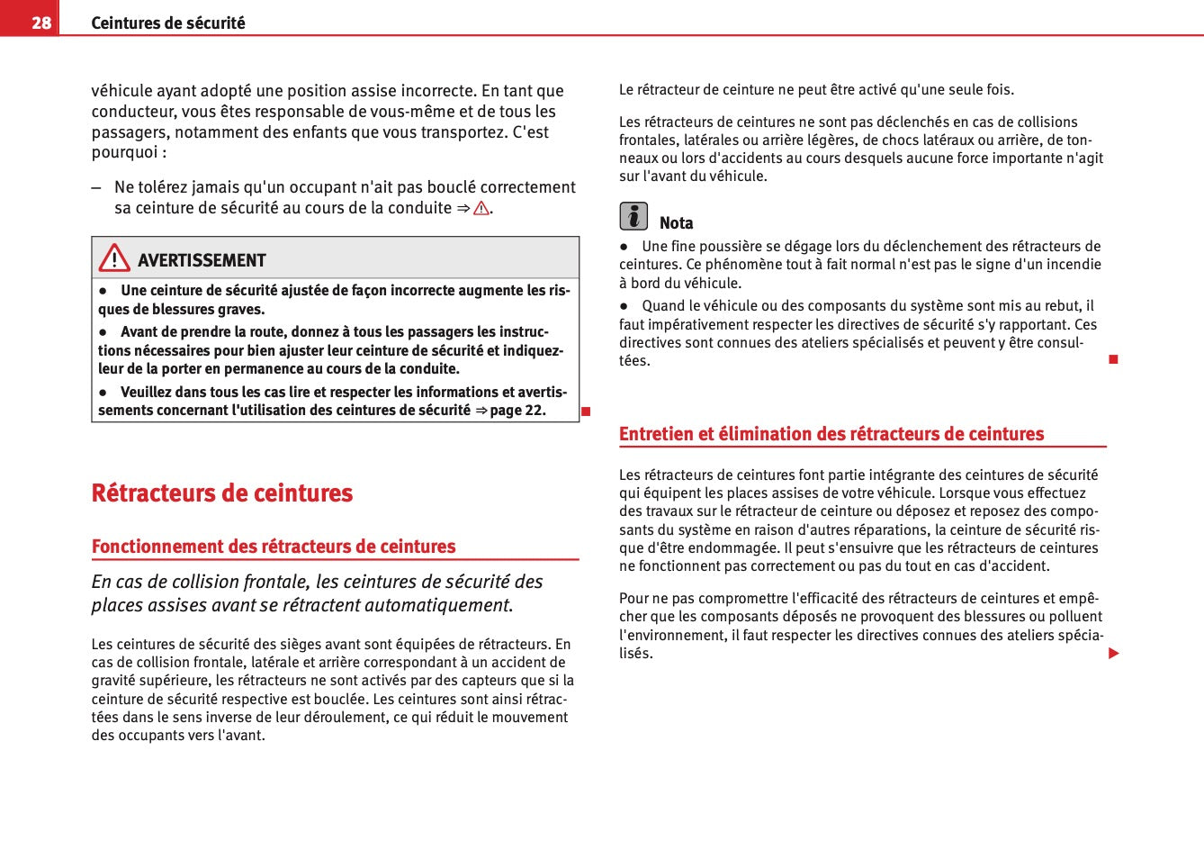 2009-2012 Seat Exeo Manuel du propriétaire | Français