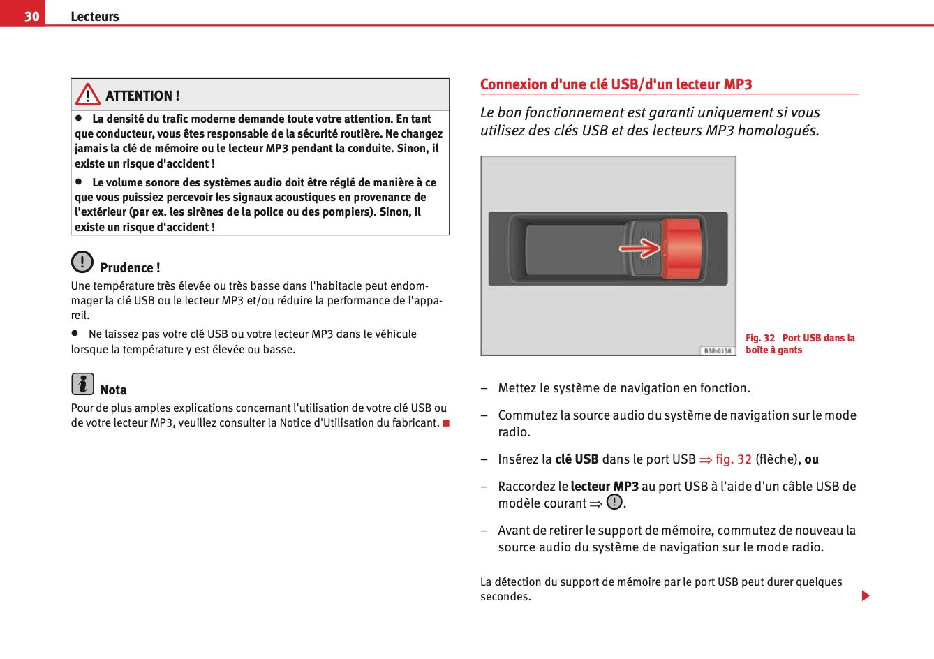 Seat Media System 1.0 Guide d'instructions