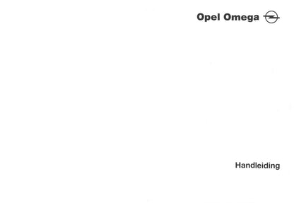 1999-2003 Opel Omega Manuel du propriétaire | Néerlandais