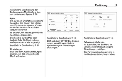 Opel Grandland X Infotainment Bedienungsanleitung 2017 - 2020