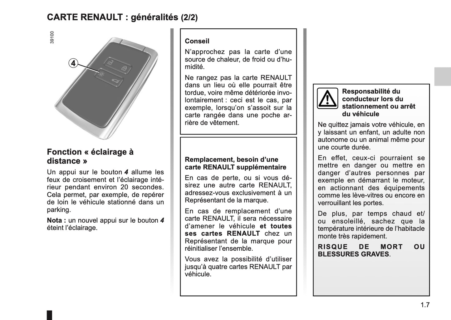 2017-2018 Renault Mégane Owner's Manual | French