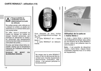 2017-2018 Renault Mégane Owner's Manual | French