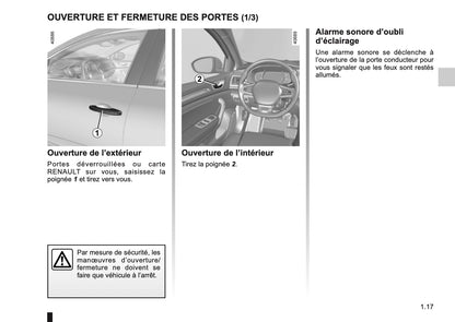 2017-2018 Renault Mégane Owner's Manual | French