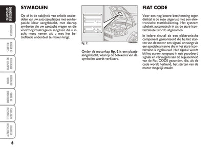 2006-2007 Fiat Punto/Grande Punto Owner's Manual | Dutch