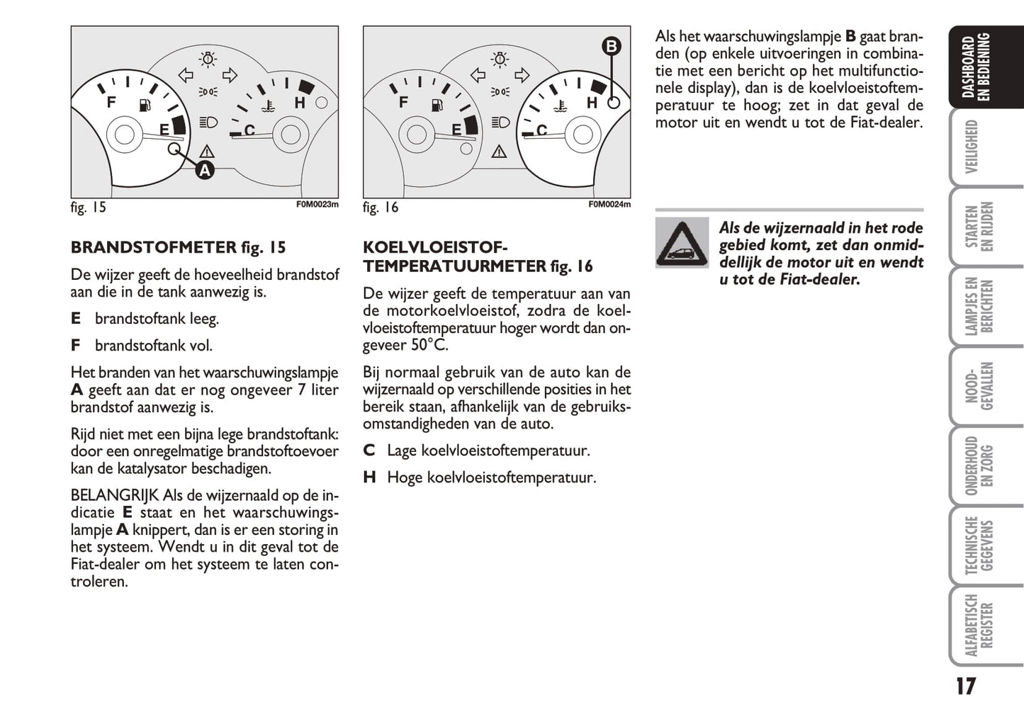 2006-2007 Fiat Punto/Grande Punto Owner's Manual | Dutch