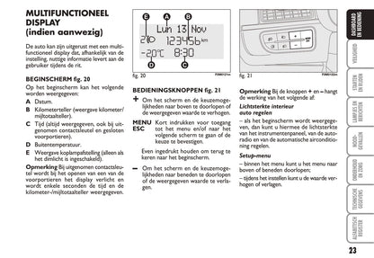 2006-2007 Fiat Punto/Grande Punto Owner's Manual | Dutch