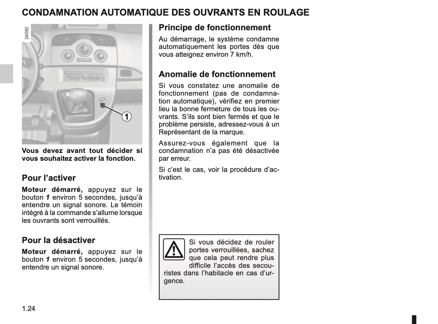 2012-2013 Renault Kangoo Manuel du propriétaire | Français