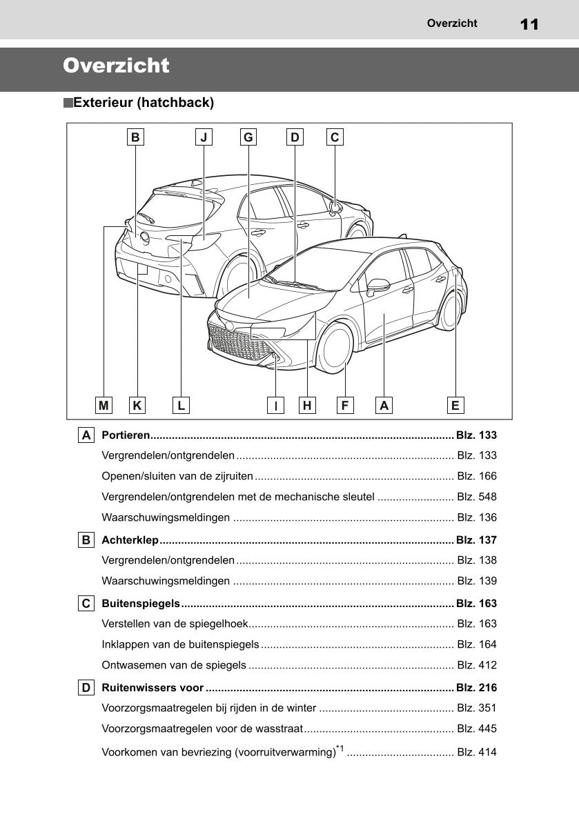 2022 Toyota Corolla Manuel du propriétaire | Néerlandais