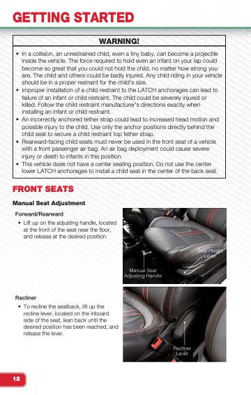 2012 Abarth 500 Owner's Manual | English