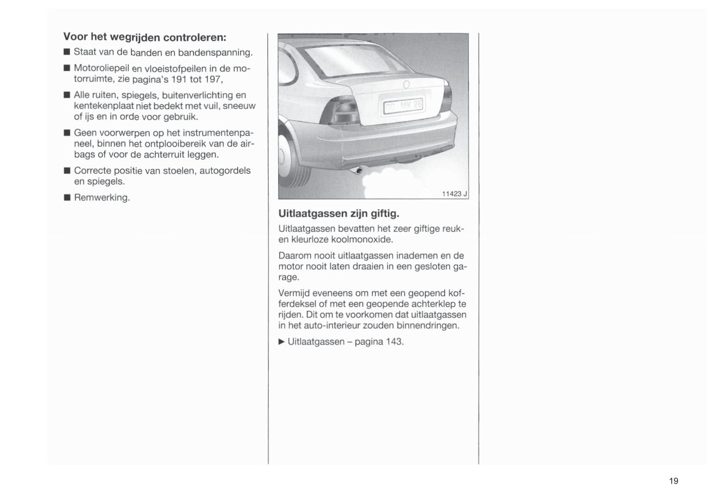 1999-2002 Opel Vectra Manuel du propriétaire | Néerlandais