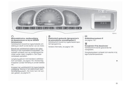 1999-2002 Opel Vectra Manuel du propriétaire | Néerlandais