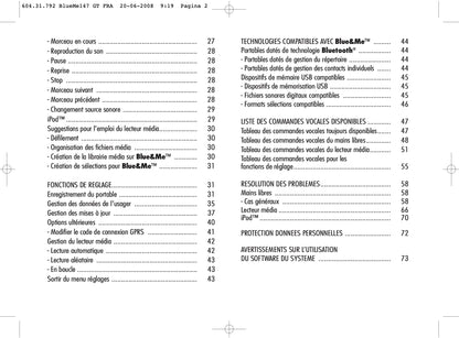 Alfa Romeo Blue & Me Guide d'utilisation 2008 - 2011