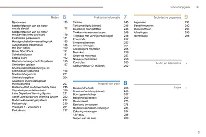 2017-2018 Peugeot 5008 Owner's Manual | Dutch