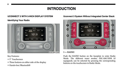 Uconnect 3 With 5-Inch Display Owner's Manual