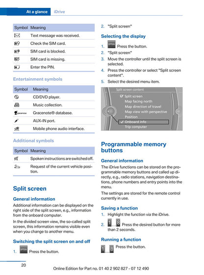 2013 BMW 6 Series Gran Coupé Owner's Manual | English